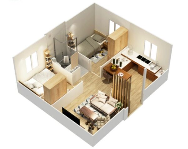 CAEL Mobile Home/Mobile Office In 19ft*20ft Premium - Image 13
