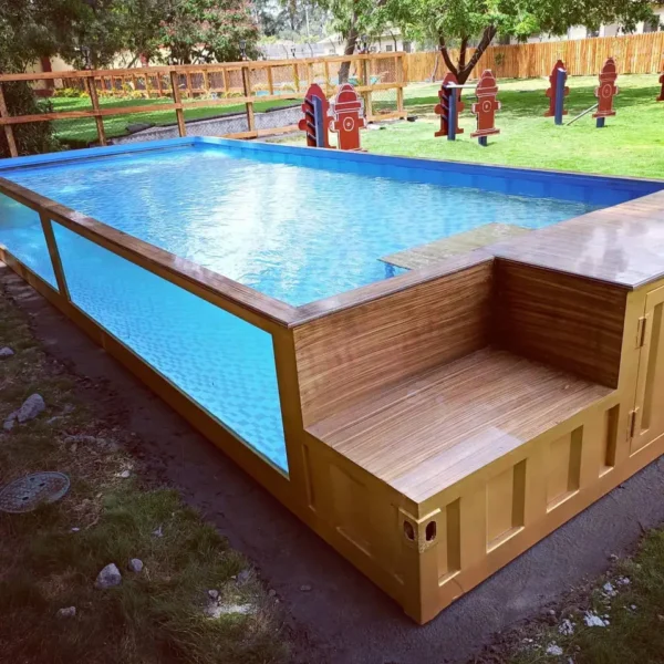 Prefab Outdoor 20ft Shipping Container Swimming Pool - Image 2