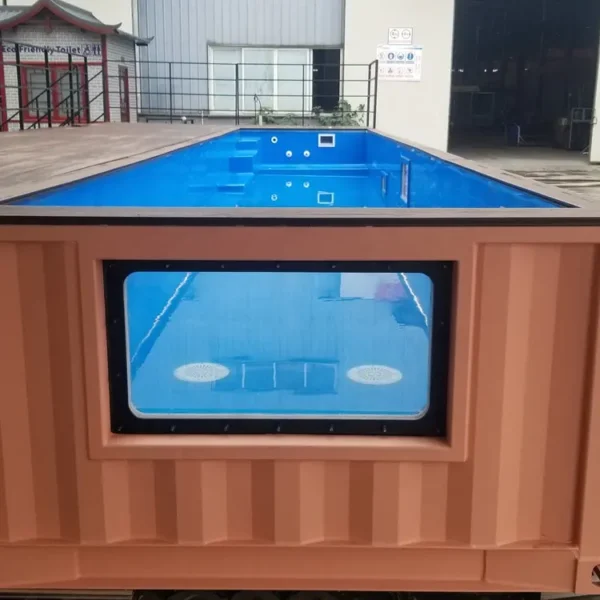 SP02 11.8m Swimming Pool Container with Fiberglass Liner - Image 5