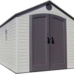 Lifetime 6402 Outdoor Storage Shed, 8 by 12.5 Feet; 2 windows