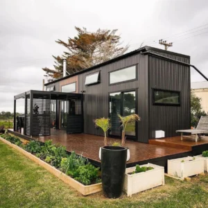 Luxury 40ft Prefab Container House With Easy-Folding Sandwich Panels.