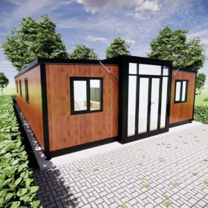 Portable Prefab House with 3 Bedrooms