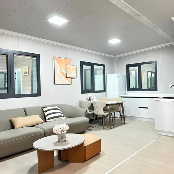 Prefabricated Expandable Mobile House with Terrace and Sloping Roof - Image 4